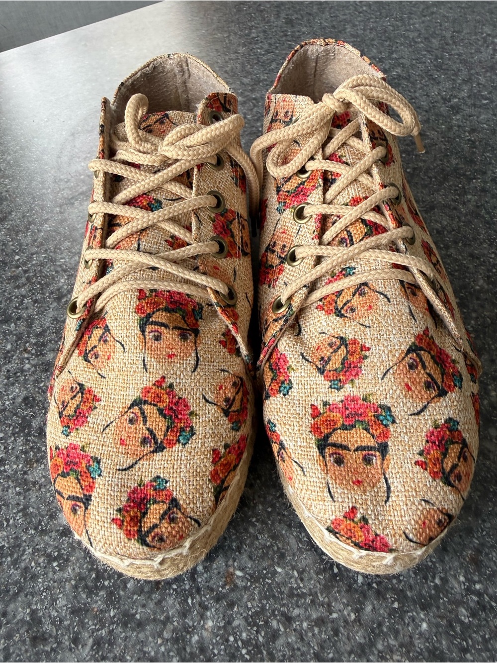 Riviera Corazon Calzados Frida Kahlo Espadrille - size 9